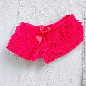 Coquette bloomed micro shorts y2k rave XL